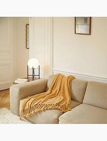 Plaid tissu chenille 130x170cm