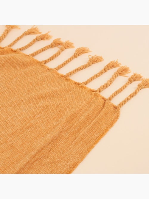 Plaid tissu chenille 130x170cm - Kiabi