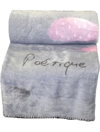 Plaid tout doux poetique