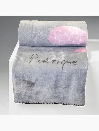 Plaid tout doux poetique