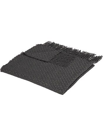 Plaid tricot frangé SOUL