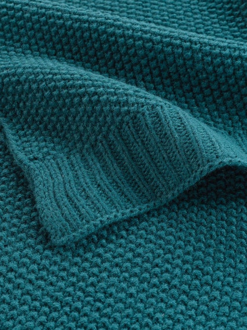 Plaid TRICOTINE - Douceur D'intérieur - Kiabi