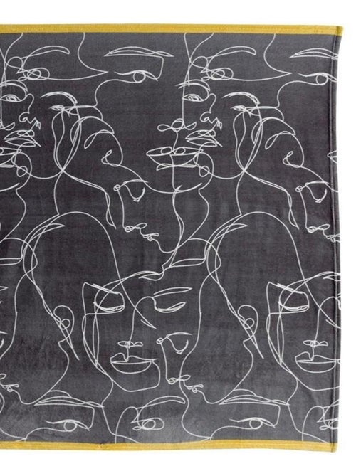 Plaid ultra-doux 130x160 cm Nymphea - Kiabi