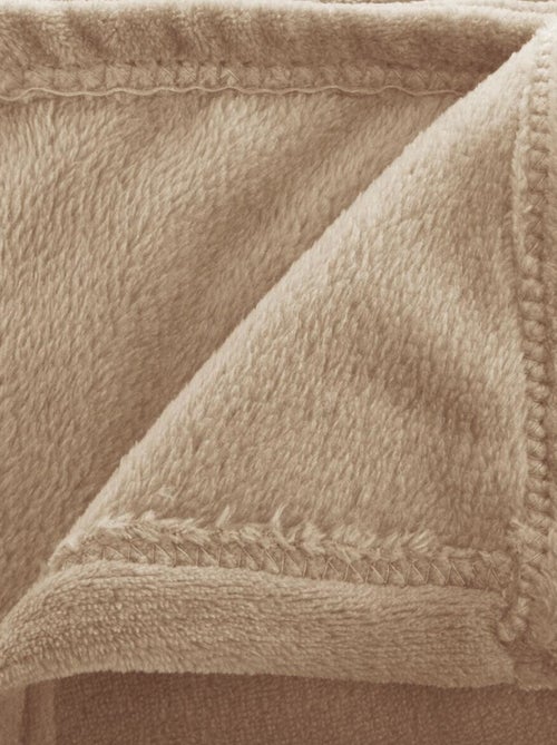 Plaid Uni  - Effet Flanelle - Kiabi