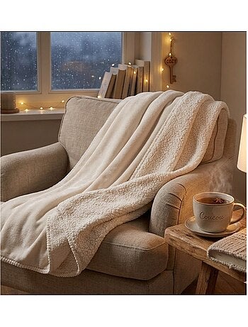 Plaid uni Collection Douillet