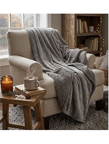 Plaid uni Collection Douillet