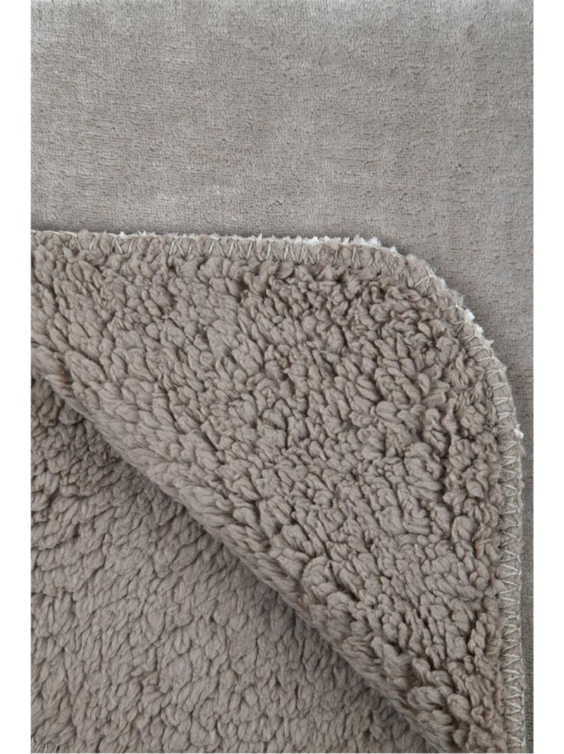 Plaid uni Collection Douillet Gris clair - Kiabi