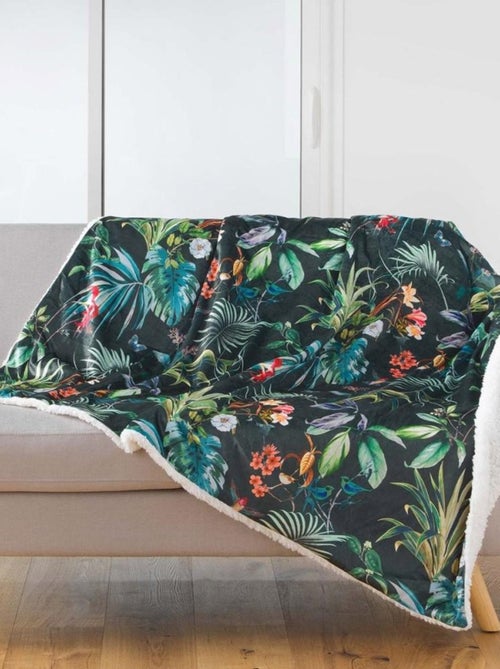 Plaid velours 125x150 cm sherpa Féerie - Kiabi