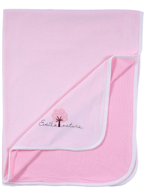 Plaid velours 75x100 cm Coton bio - Kiabi