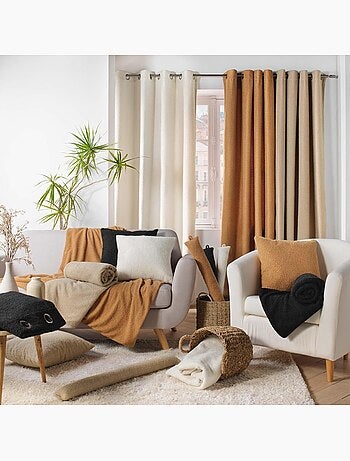 Plaid Wooly Bouclette Unie