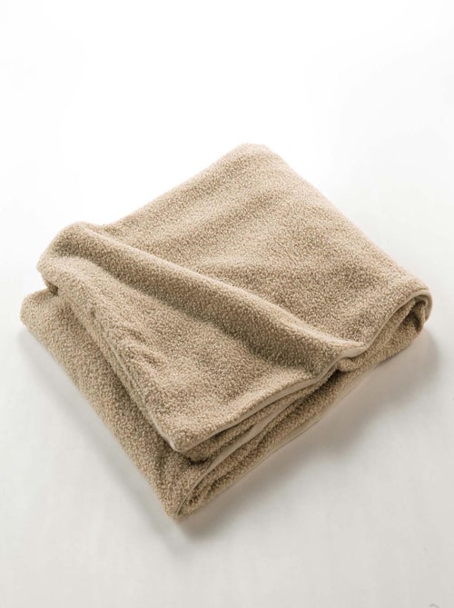 Plaid Wooly Bouclette Unie - Kiabi