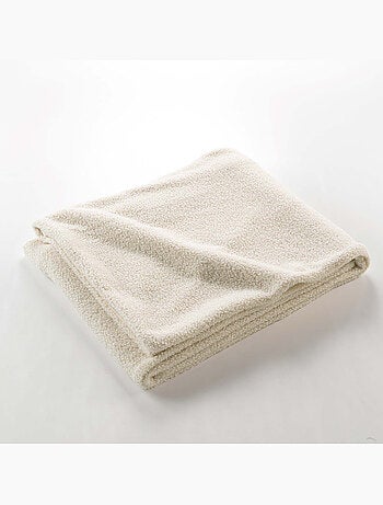 Plaid Wooly Bouclette Unie