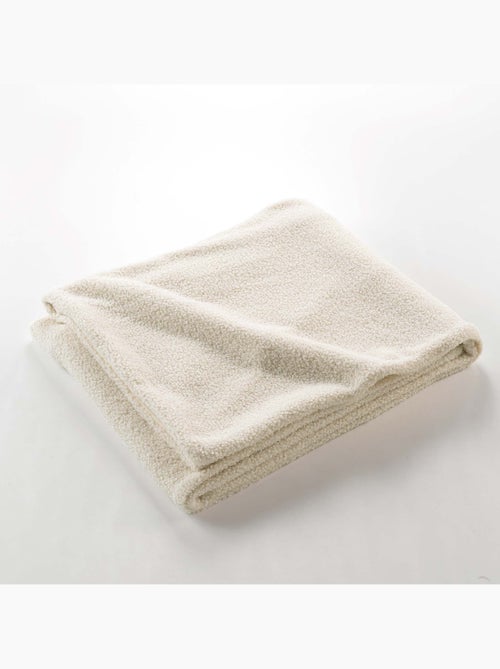 Plaid Wooly Bouclette Unie - Kiabi
