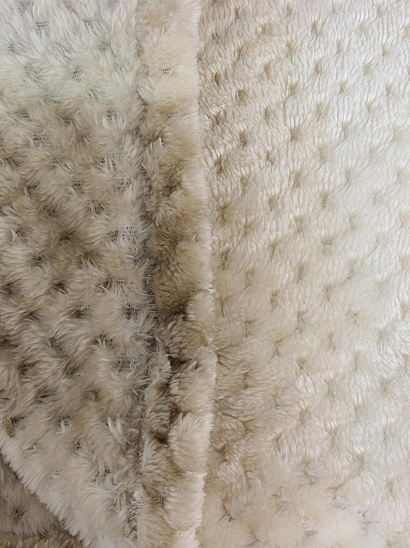 Plaid XXL collection OURAL Beige - Kiabi