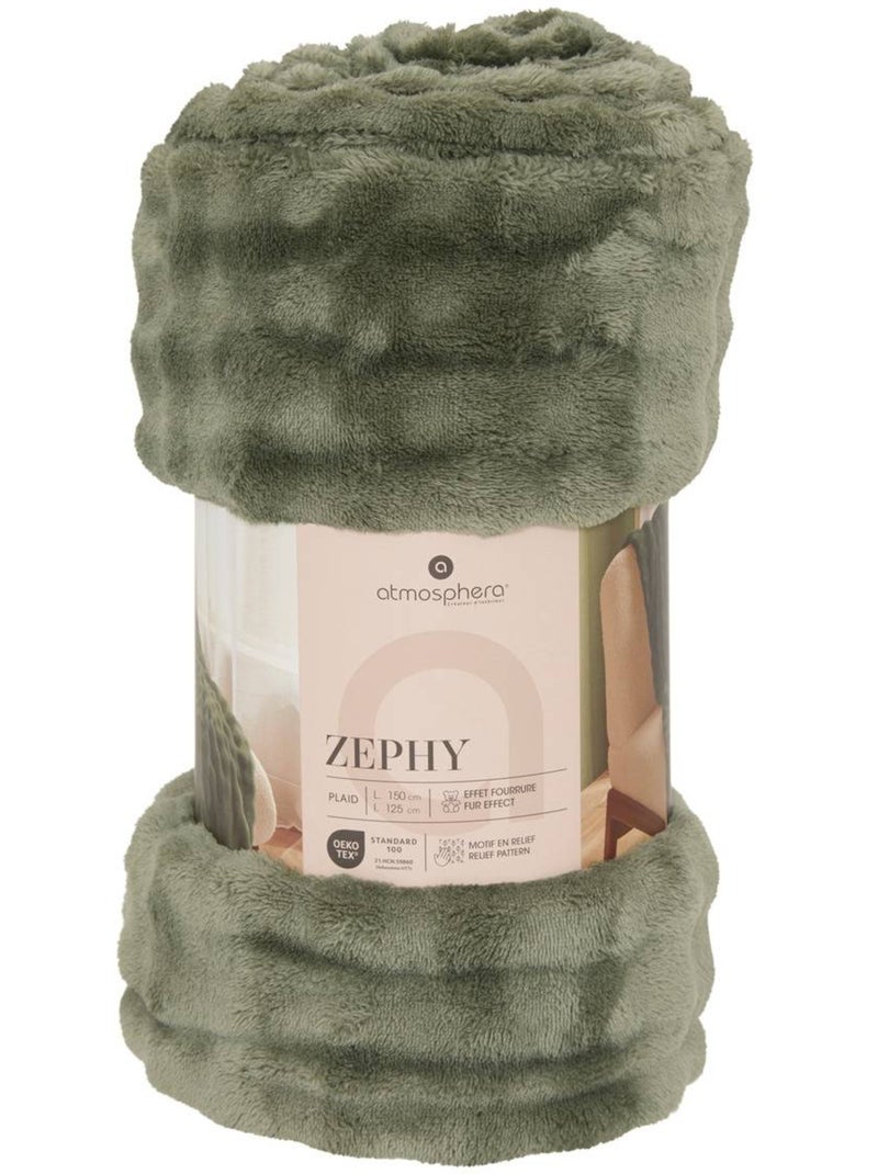 Plaid ZEPHY Kaki - Kiabi