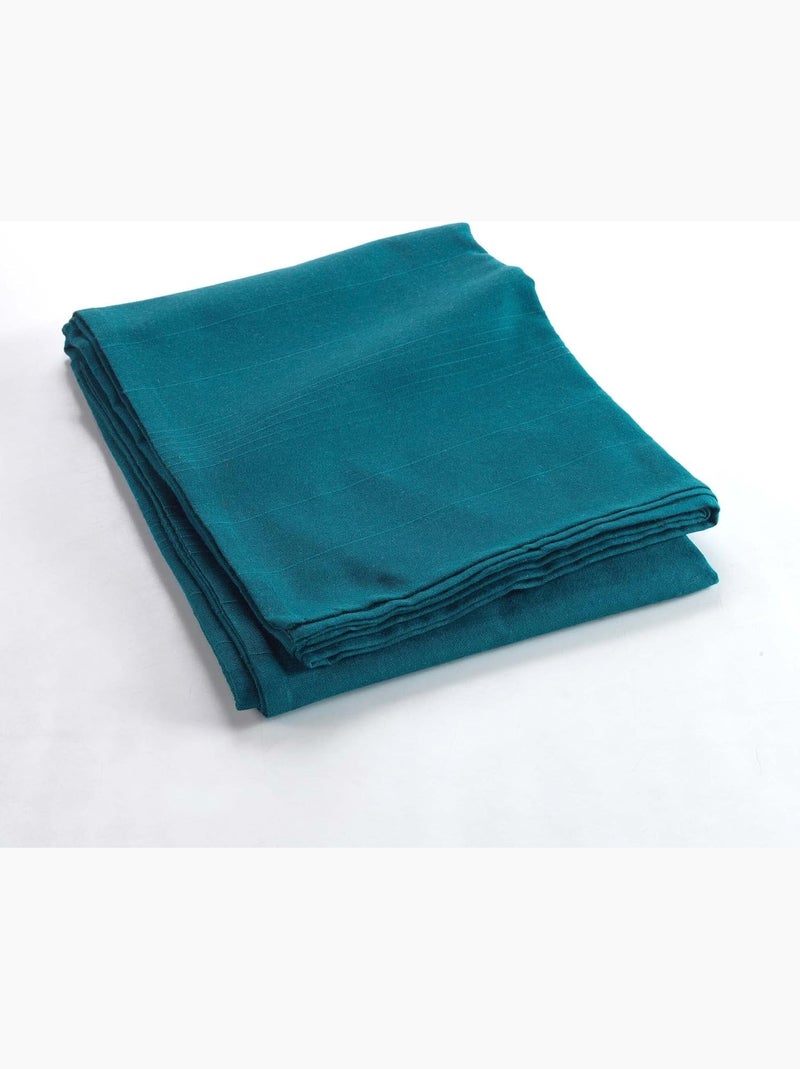 Plaids Polycoton LUCILE Douceur d'Intérieur Bleu - Kiabi
