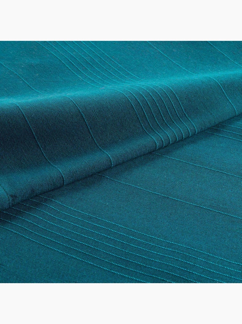 Plaids Polycoton LUCILE Douceur d'Intérieur Bleu - Kiabi