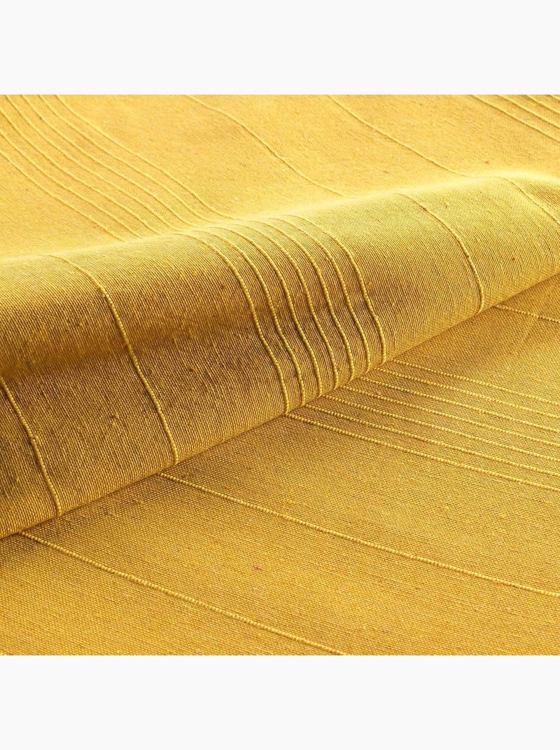 Plaids Polycoton LUCILE Douceur d'Intérieur Jaune - Kiabi
