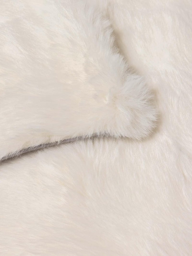 Plaids Polyester MOUNTY Douceur d'Intérieur Blanc - Kiabi