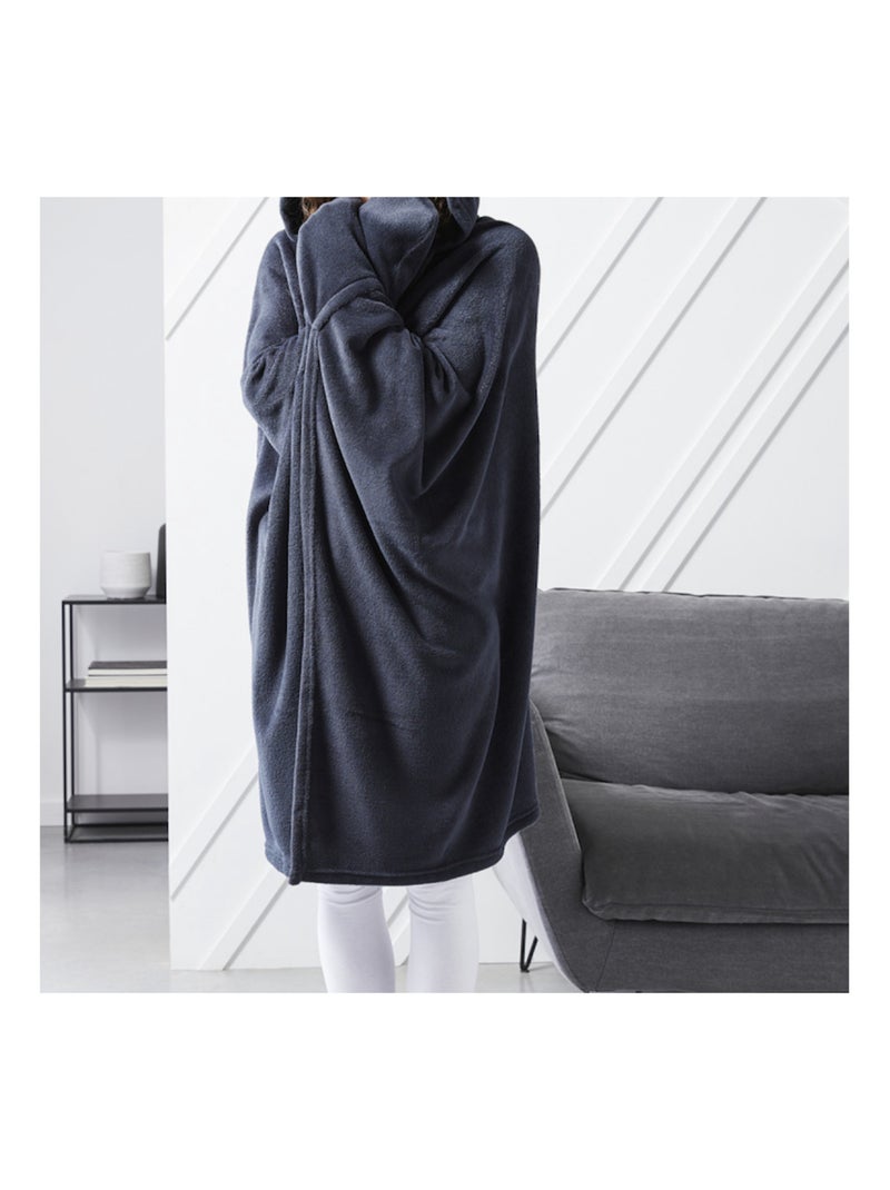 Plaids Polyester Polaire PROMO LINGE gris anthracite - Kiabi