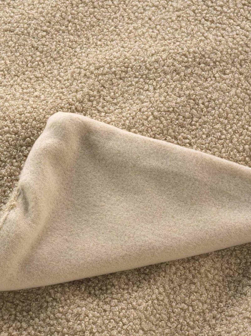 Plaids Polyester WOOLY Douceur d'Intérieur Beige - Kiabi