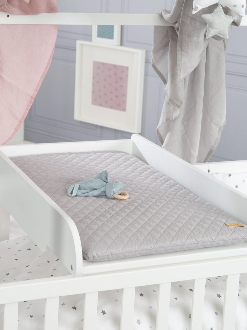 Plan à langer à poser sur lit bébé + matelas déperlant - ROBA 'roba Style' Blanc - Kiabi