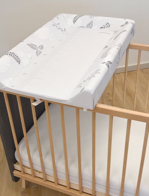 Plan à langer avec matelas gris (pour lits 60 x 120 cm et 70 x 140 cm) - Kiabi