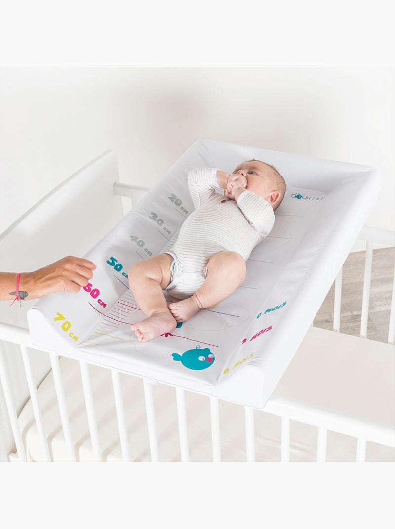 Plan à langer avec matelas intégré Blanc - Kiabi