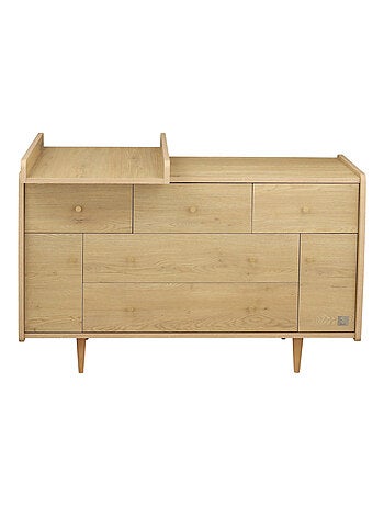 Plan à langer coulissant pour commode XXL 5 tiroirs - SAUTHON