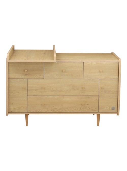 Plan à langer coulissant pour commode XXL 5 tiroirs - SAUTHON - Kiabi