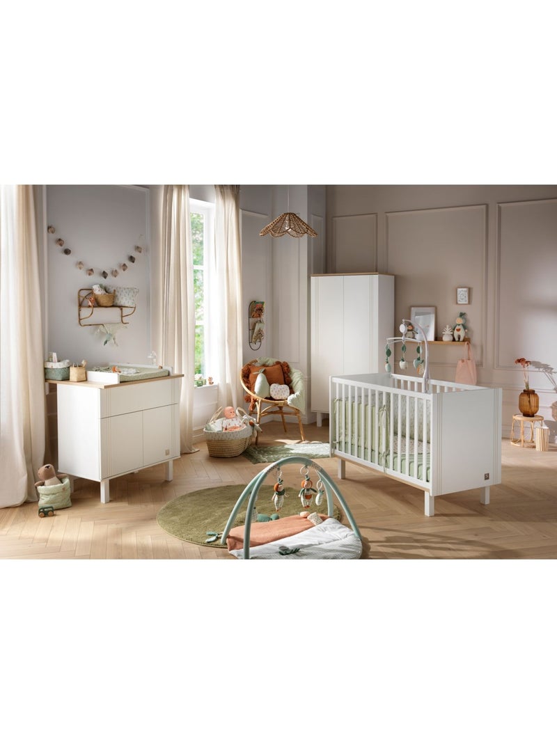 Plan à langer pour commode - SAUTHON Blanc Marron - Kiabi