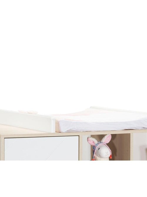 Plan à langer pour commode 1 porte 3 tiroirs - SAUTHON - Kiabi Plan à langer pour commode 1 porte 3 tiroirs - SAUTHON - Kiabi