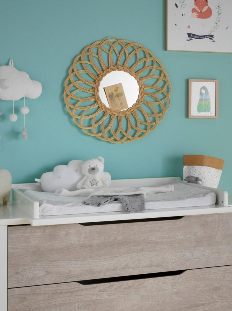 Plan à langer pour commode en bois blanc - SAUTHON Blanc - Kiabi