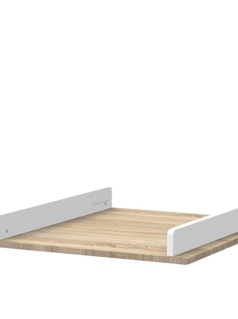 Plan à langer pour petite commode en bois marron - SAUTHON Marron - Kiabi