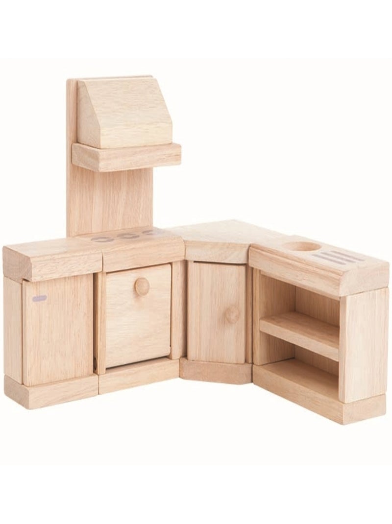 Plan Toys - Cuisine en bois naturel Beige - Kiabi