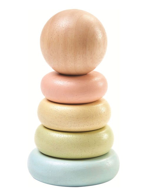 Plan Toys - Ma première pyramide pastel - Kiabi