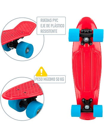 Planche à roulettes pvc 55 cm