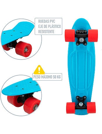 Planche à roulettes pvc 55 cm
