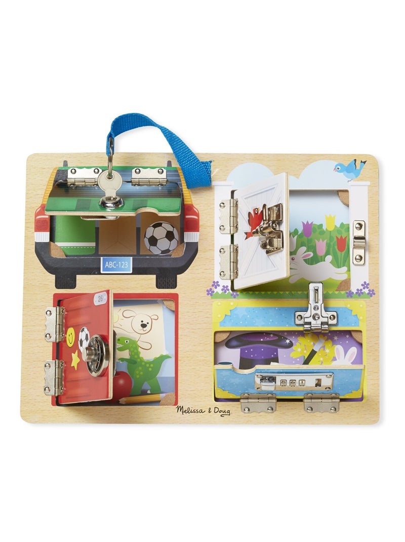 Planche à serrures et verrous Rouge - Kiabi