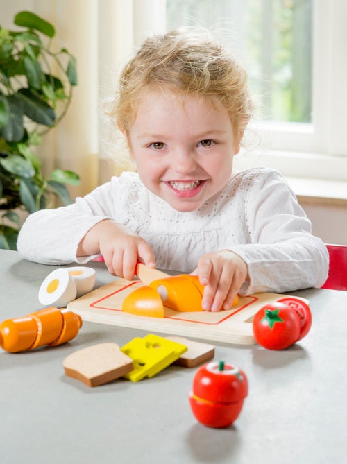Planche d'aliments en bois à découper - Kiabi