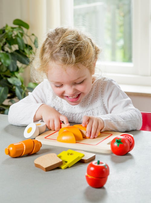 Planche d'aliments en bois à découper - Kiabi