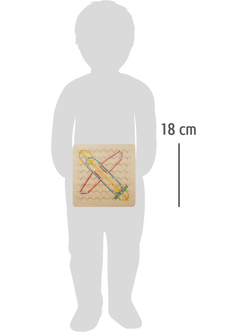 Planche de géométrie en bois Beige - Kiabi