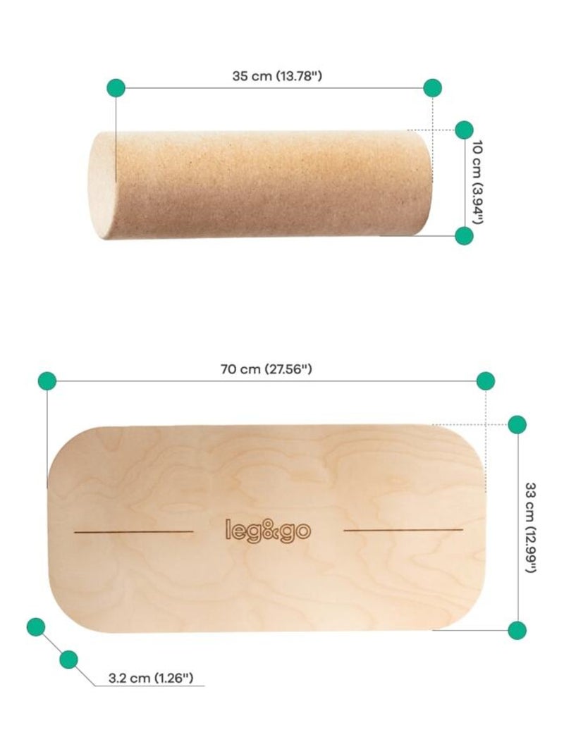 Planche d'Équilibre avec Rouleau en Liège - M N/A - Kiabi