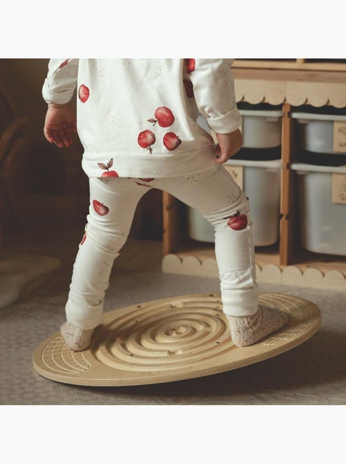 Planche d’équilibre bois labyrinthe enfants adultes coordination motrice - Kiabi Planche d’équilibre bois labyrinthe enfants adultes coordination motrice - Kiabi