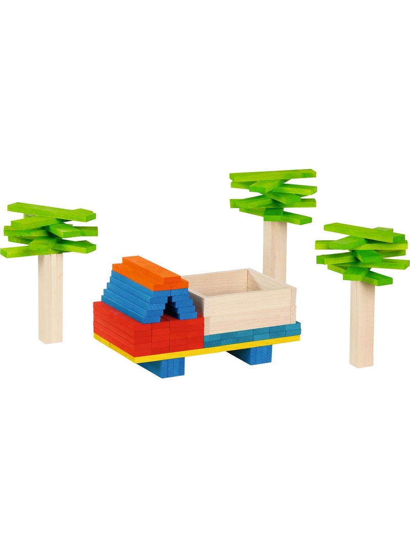 Planchettes en bois multicolores Orange - Kiabi
