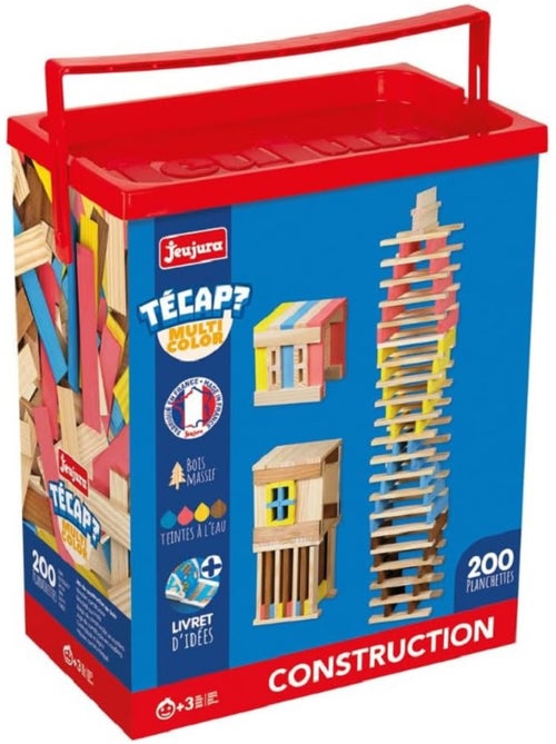 Planchettes tecap multicolor 200 pièces - Kiabi