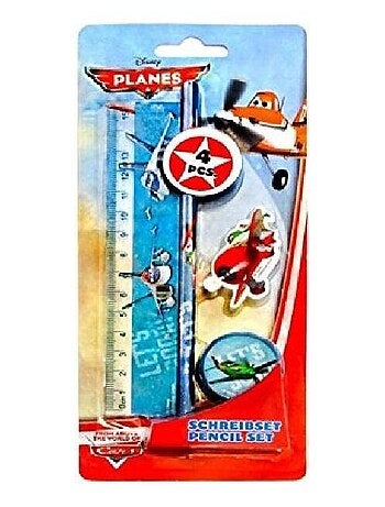 PLANES Set papeterie 4 pièces