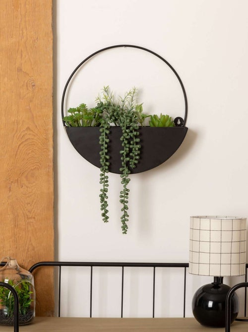 Plante artificielle à suspendre avec pot en métal IMY - Kiabi Plante artificielle à suspendre avec pot en métal IMY - Kiabi