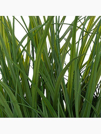 Plante artificielle avec pot en jacinthe d'eau tressée moda