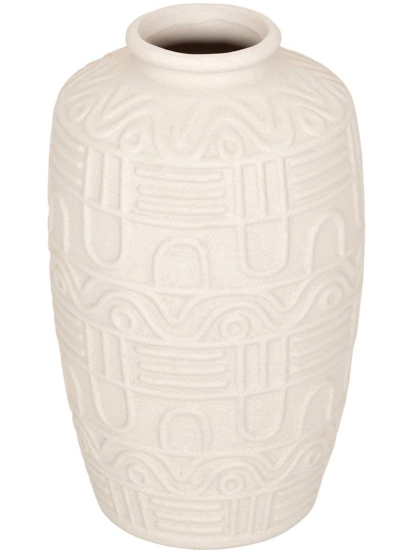 Plante artificielle avec vase nyer Blanc - Kiabi